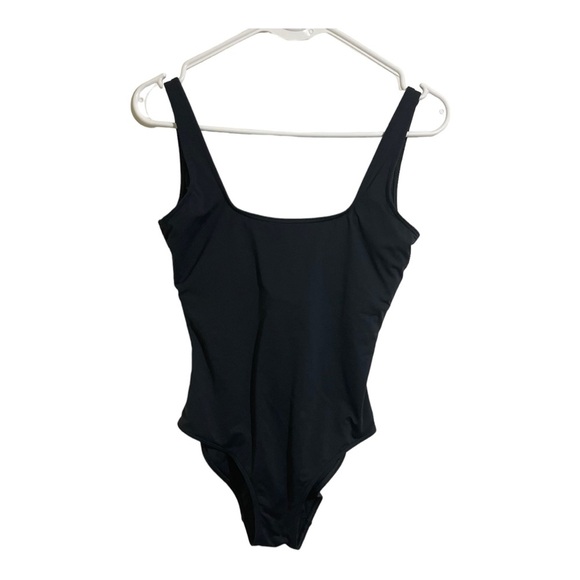 Everlane womens one pice low back simple bathing suit black size XSmall. Padded - Picture 3 of 9